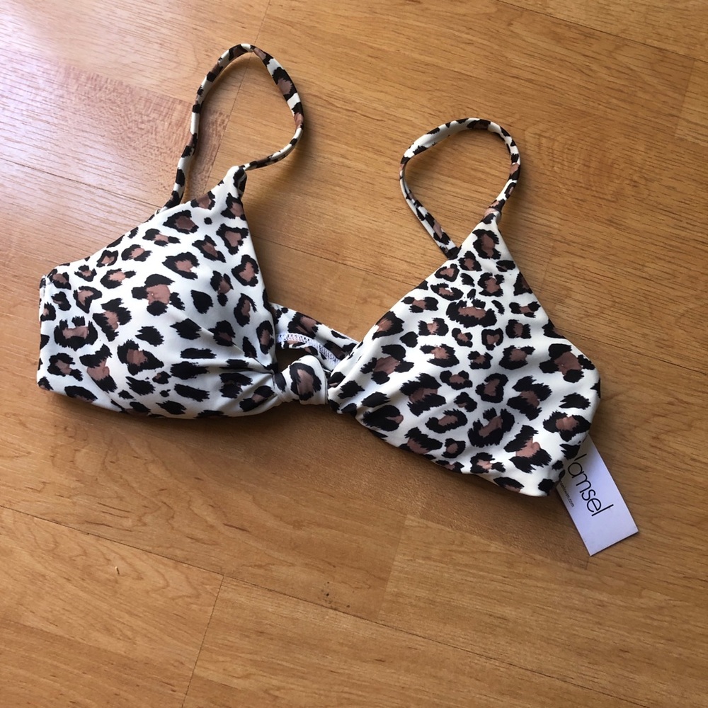 NWT Bikini Top | Cheetah Print | Summer Swim Suit